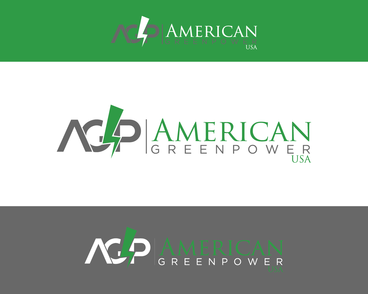 Diseño de Logo por Sheikh Designer para AMERICAN GREENPOWER USA | Diseño #16302996