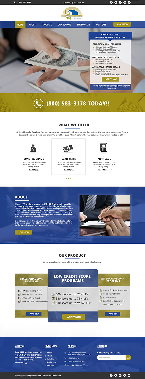 Web Design by bdesigner9 for this project | Design #16294178