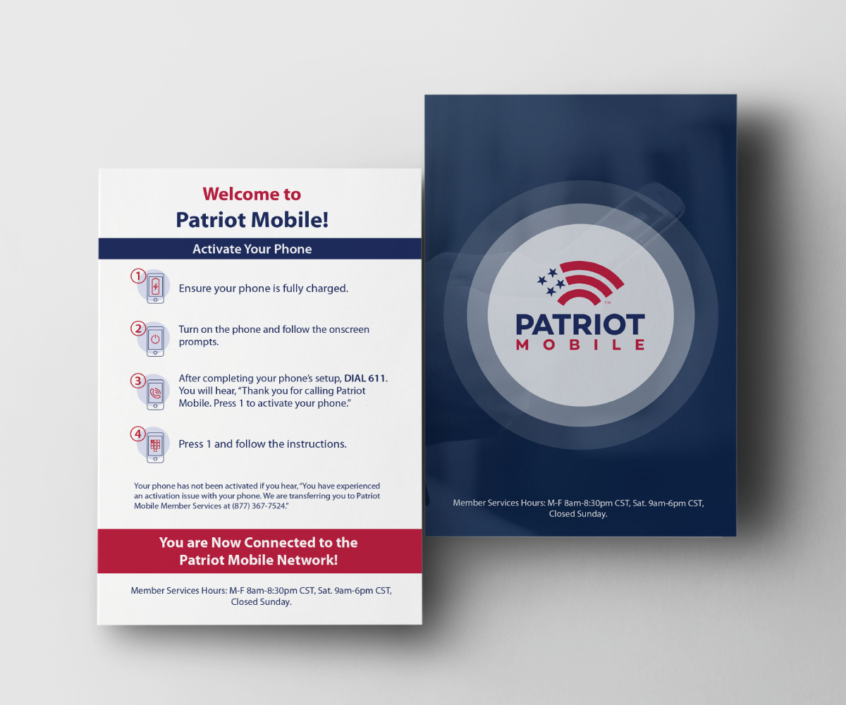 Card Design by COO COO design for Patriot Mobile | Design: #16293085