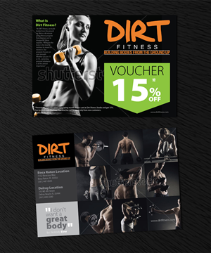 edgy fitness flyer  | Flyer Design by Svetlin Angelov