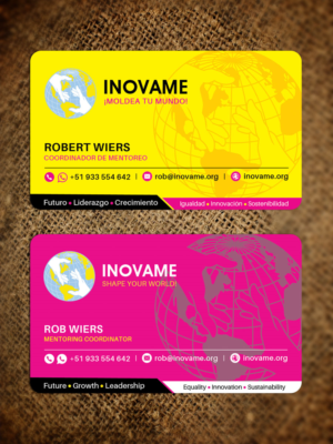 inovame.org business card design | Business Card Design by Sandaruwan