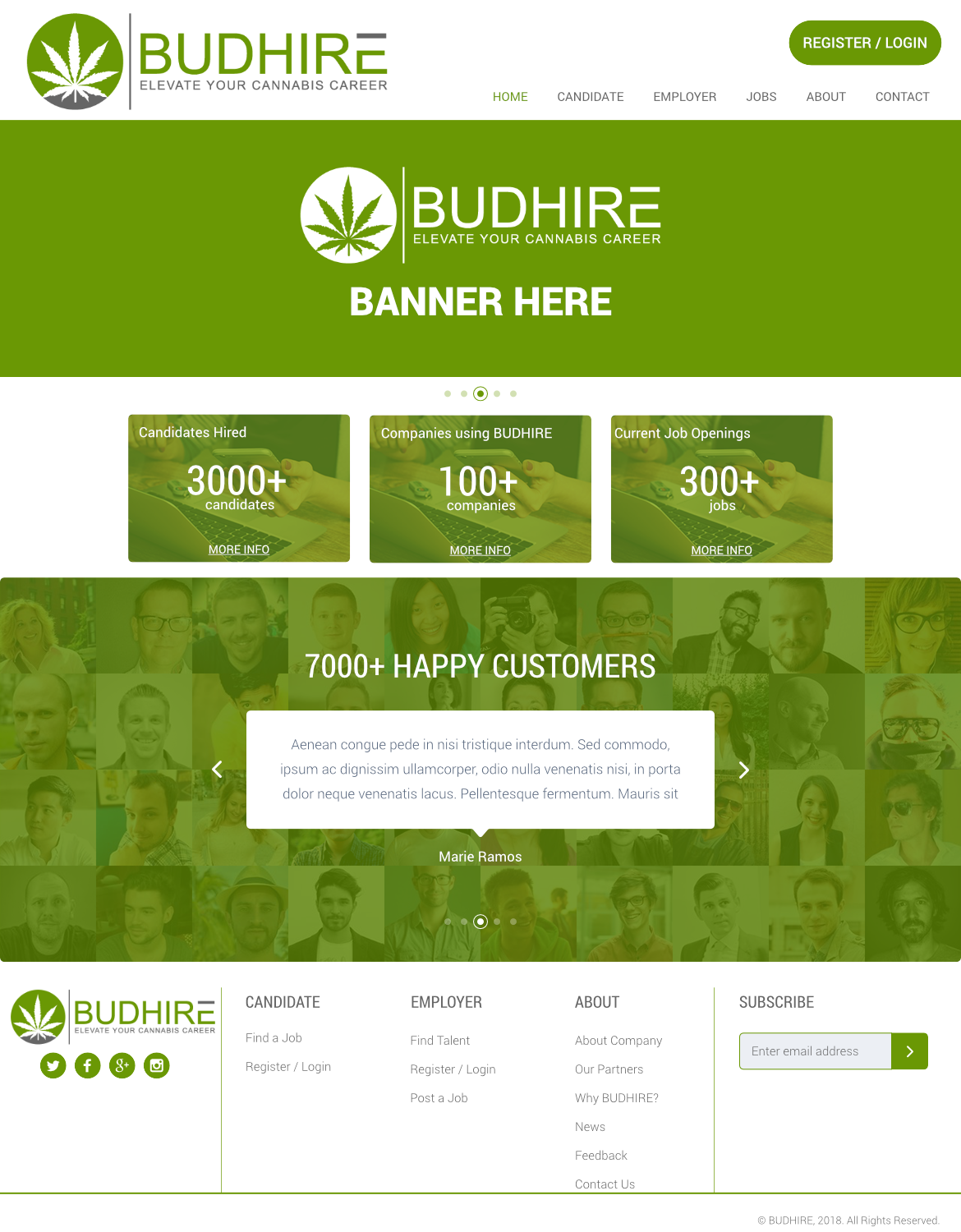 Web Design by Mike Rosales (@mrdzyn) for this project | Design #16344808