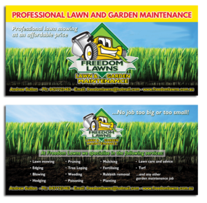 Flyer Design by Studio 17 for Freedom Lawns | Design: #16287201