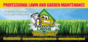 Flyer Design by nyky for Freedom Lawns | Design: #16292737