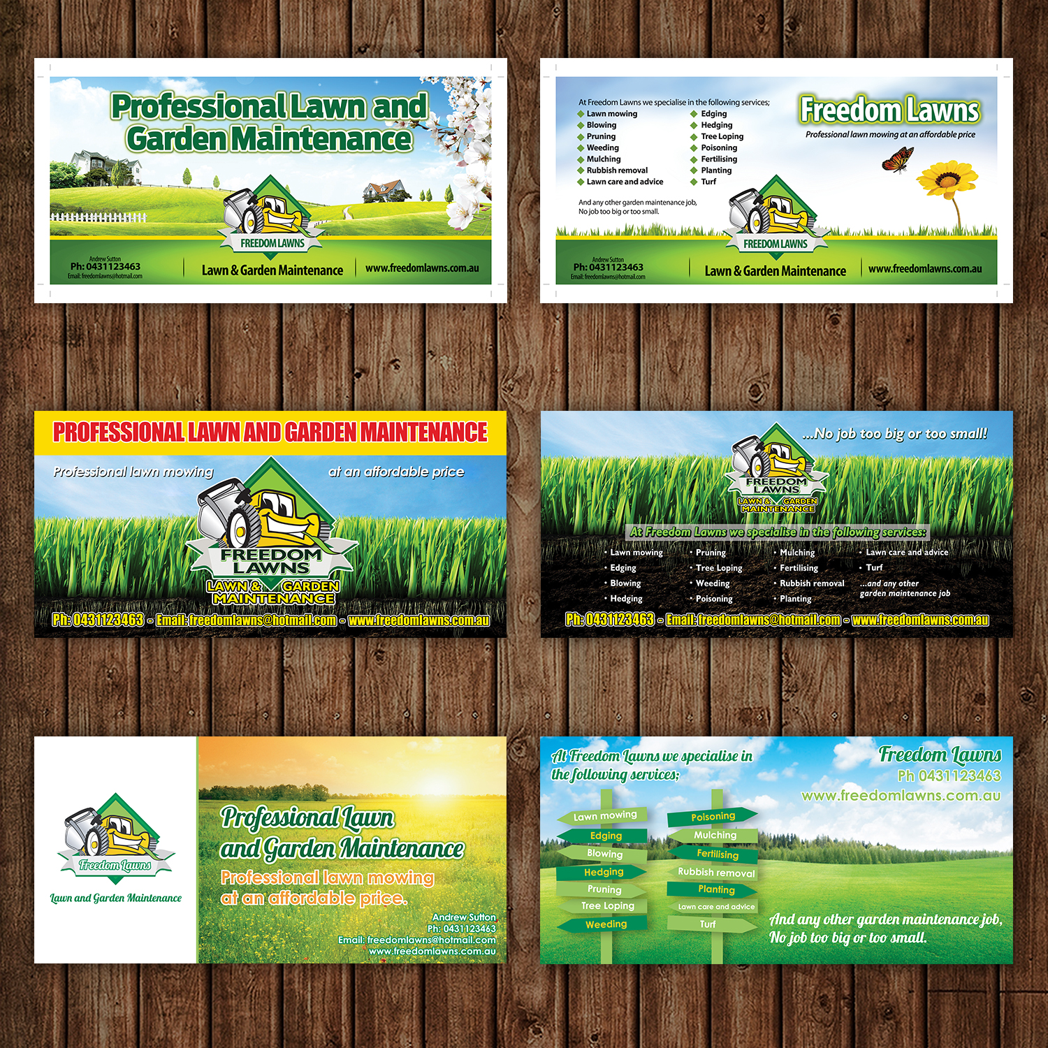 Flyer Design by debdesign for Freedom Lawns | Design: #16289331