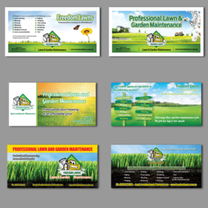 Flyer Design by creative.bugs for Freedom Lawns | Design: #16288943