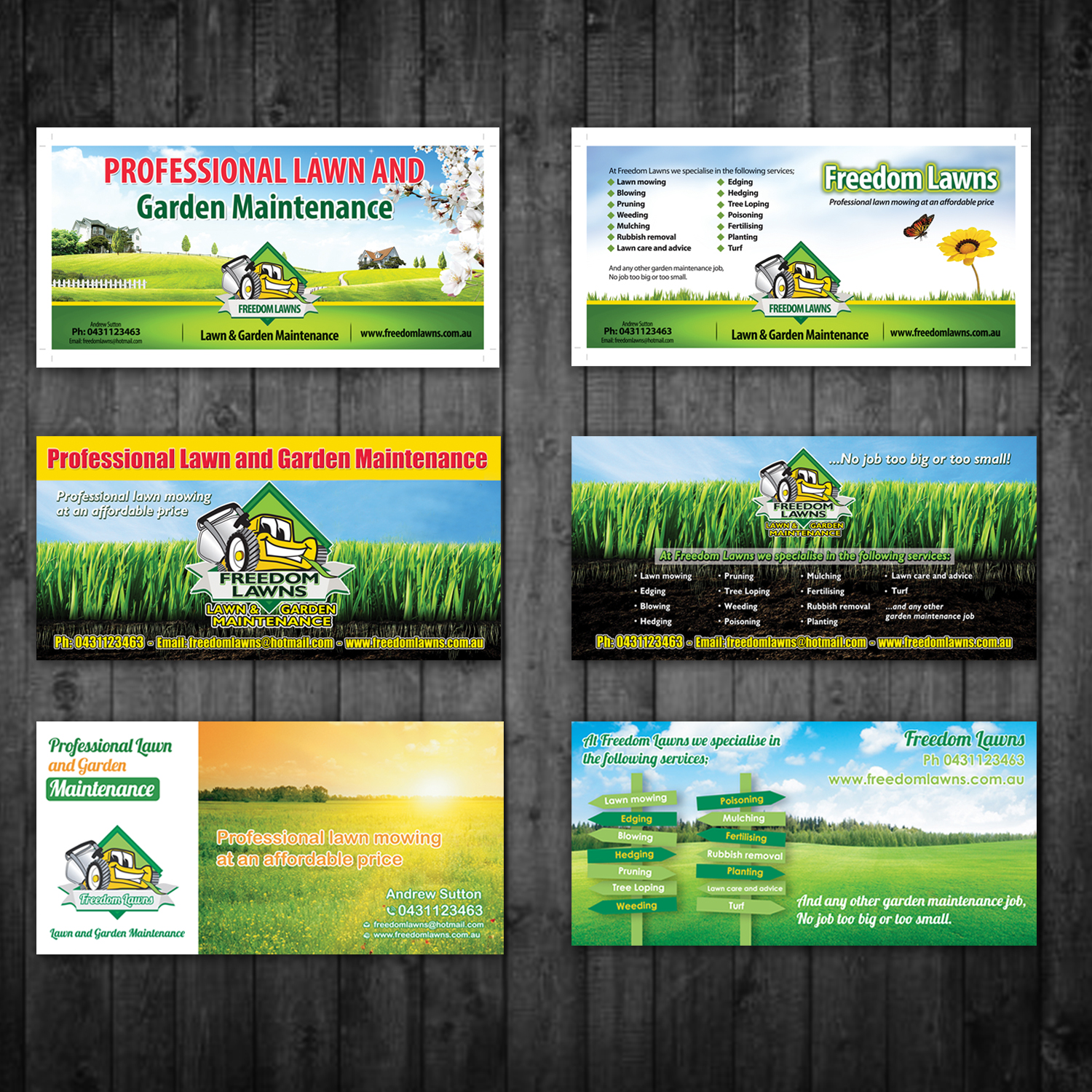 Flyer Design by creative.bugs for Freedom Lawns | Design #16298924