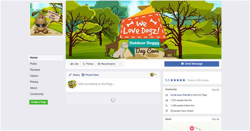 Facebook Design by Slant Line Media for We Love Dogz | Design #16322755