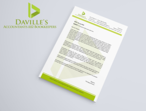 Daville's Logo and Letterhead Design | Design de Papeterie par Kero