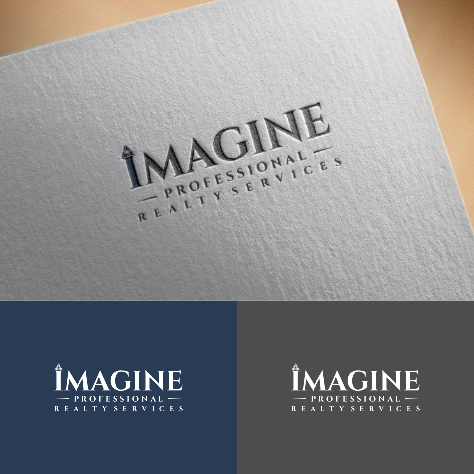 Modern, Elegant, Real Estate Logo Design for IMAGINE Professional