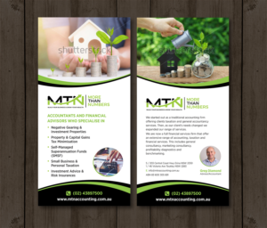 More Than Numbers Double Sided DL Flyer | Design de Flyer par D Creative