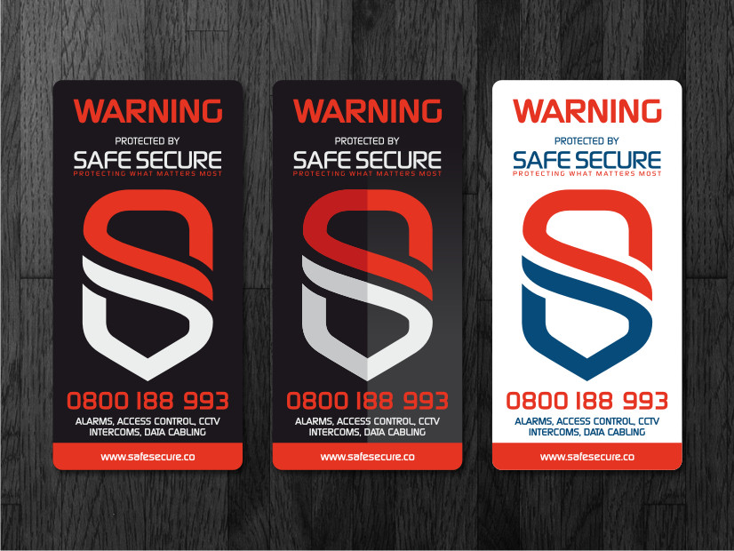 Sticker Design by Atvento Graphics for Safe Secure New Zealand Limited | Design #16302184