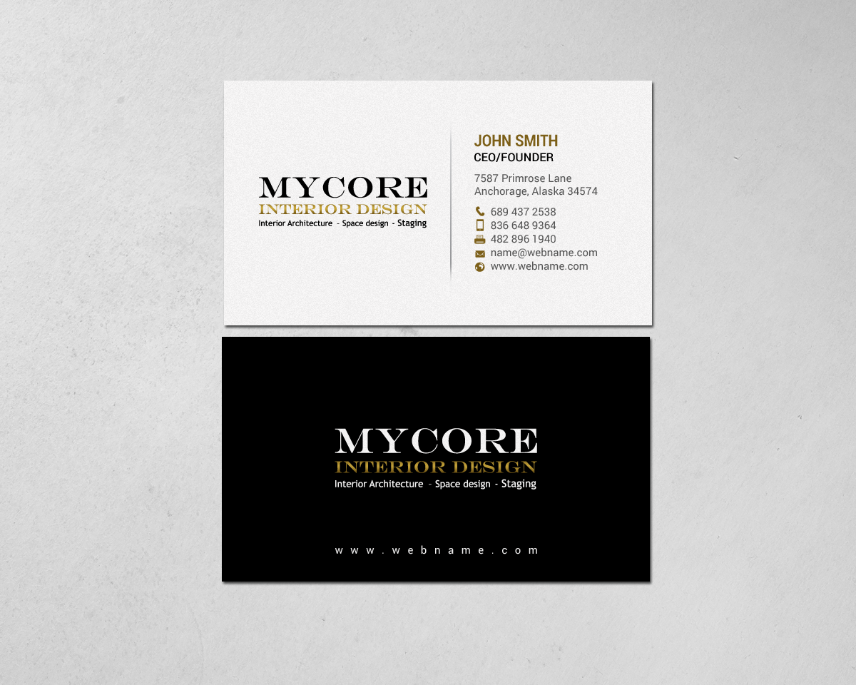 Stationery Design by chandrayaan.creative for MyCore Constructions Pty Ltd | Design #16314344
