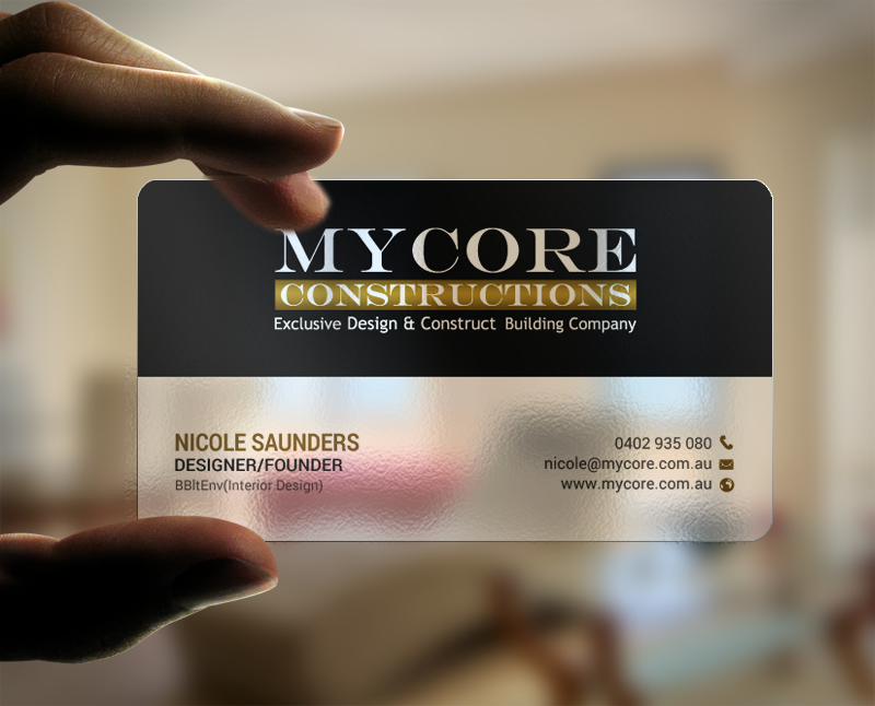 Stationery Design by chandrayaan.creative for MyCore Constructions Pty Ltd | Design #16426701