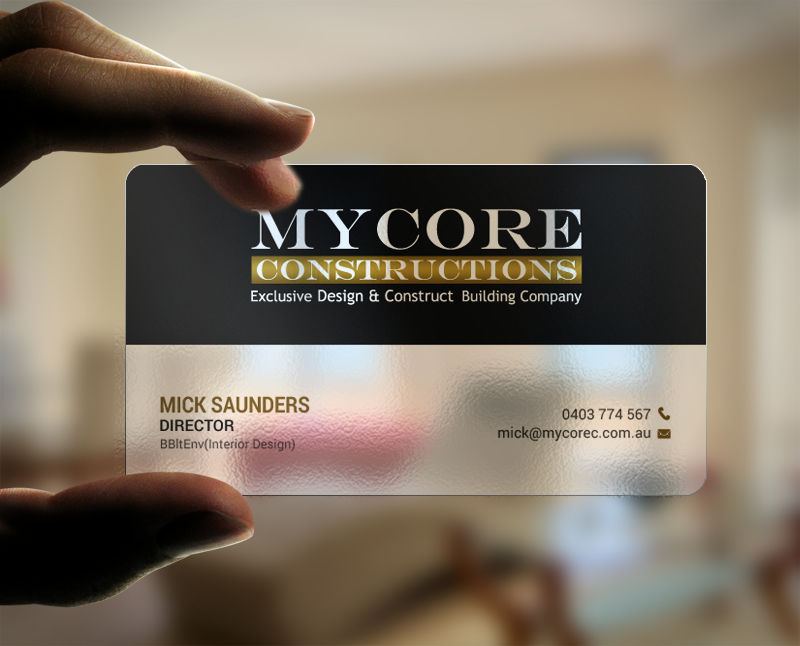 Stationery Design by chandrayaan.creative for MyCore Constructions Pty Ltd | Design #16426714