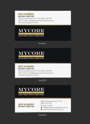 Stationery Design by chandrayaan.creative for MyCore Constructions Pty Ltd | Design: #16541324