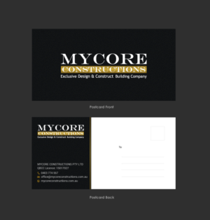 Stationery Design by chandrayaan.creative for MyCore Constructions Pty Ltd | Design: #16553585