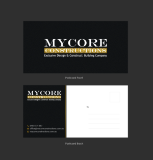 Stationery Design by chandrayaan.creative for MyCore Constructions Pty Ltd | Design: #16555047