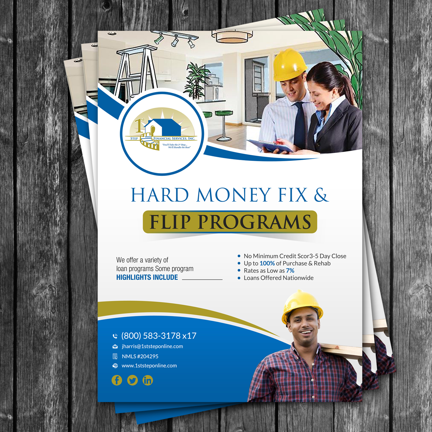 Elegant, Playful, Loan Flyer Design for a Company by creative.bugs