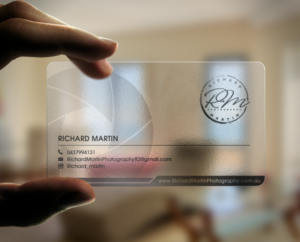 Diseño de Tarjeta de Presentación por chandrayaan.creative para Richard Martin | Diseño: #16330757