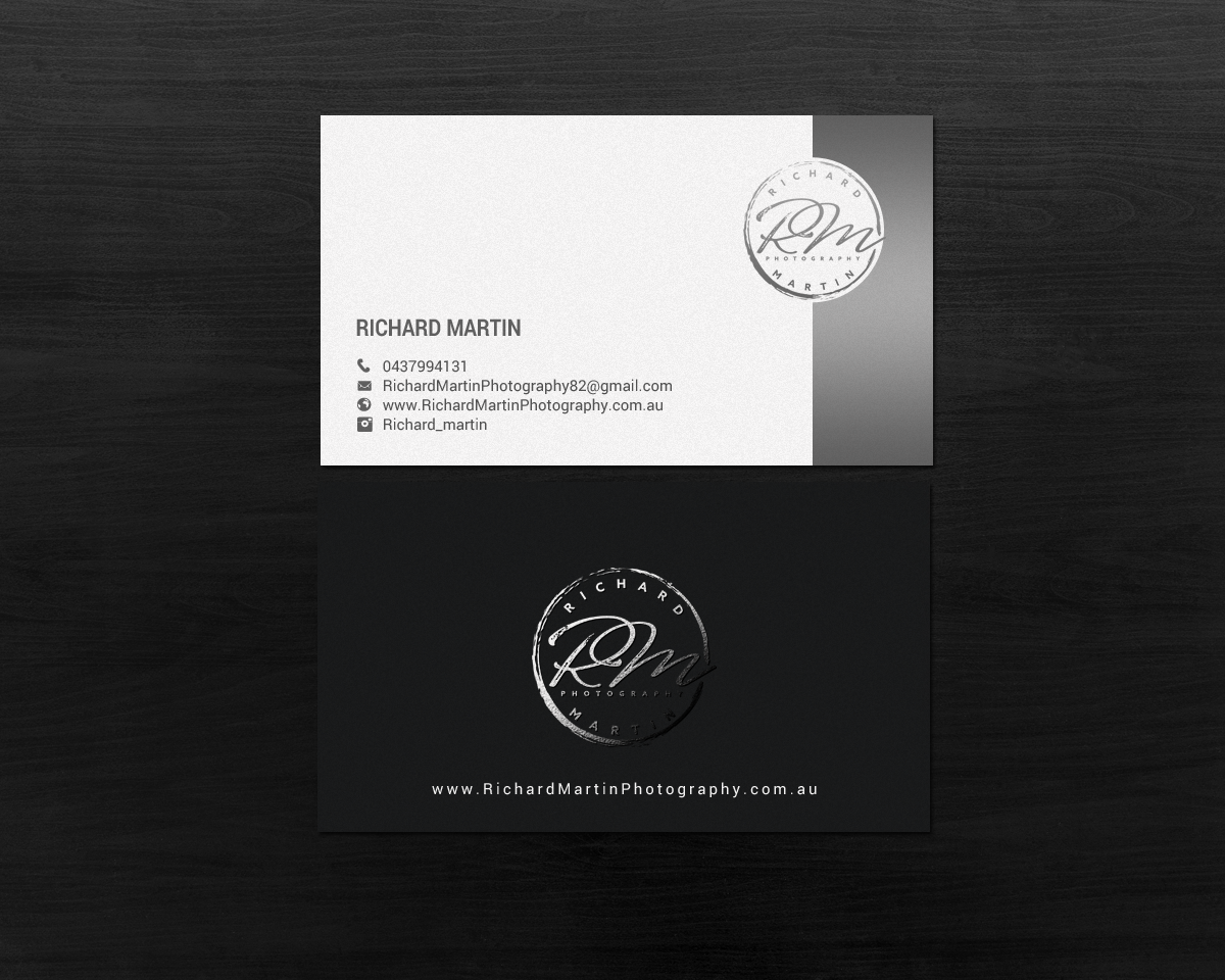 Design de Carte de Visite par chandrayaan.creative pour Richard Martin | Design #16330863