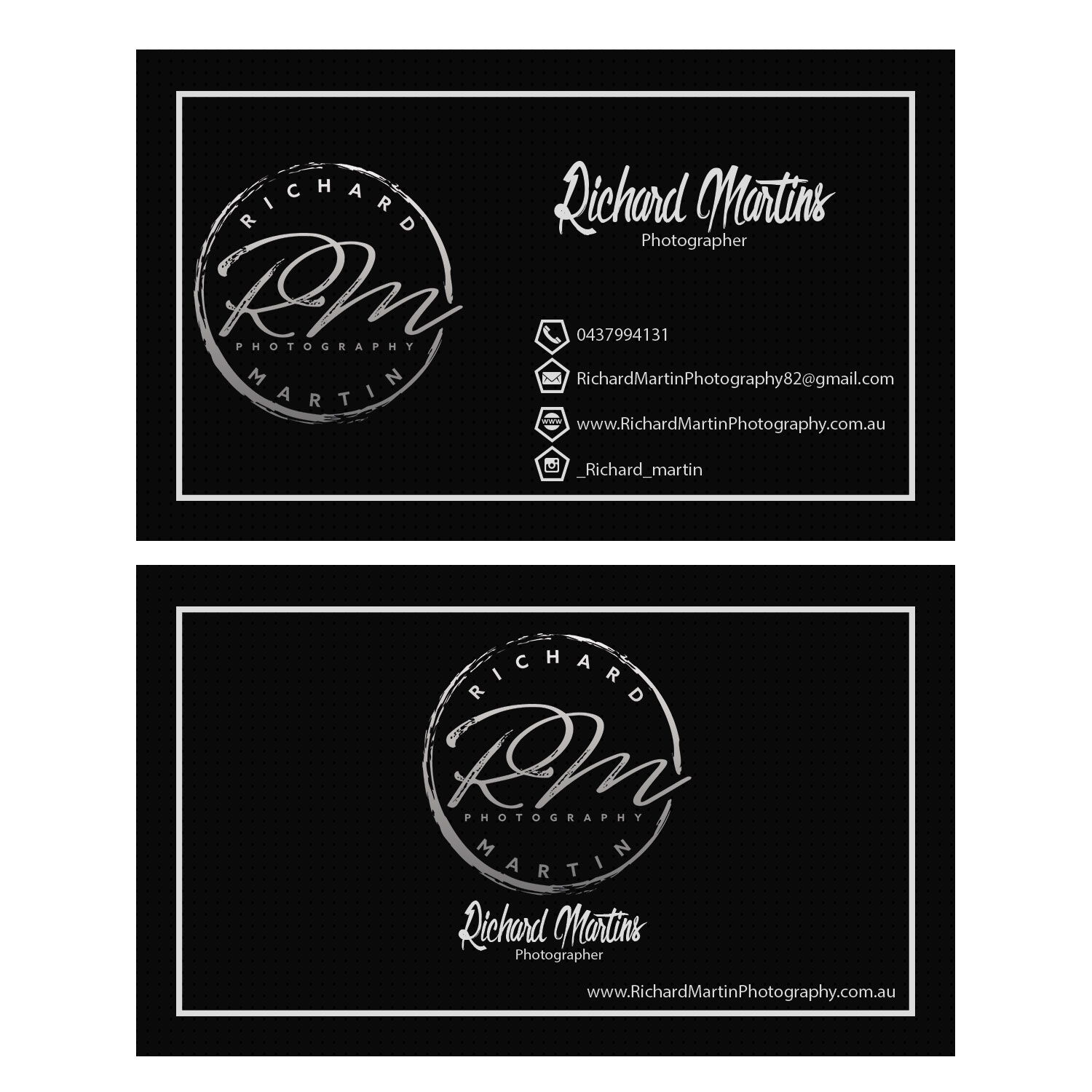 Business Card Design by oomardesigns for Richard Martin | Design #16310514