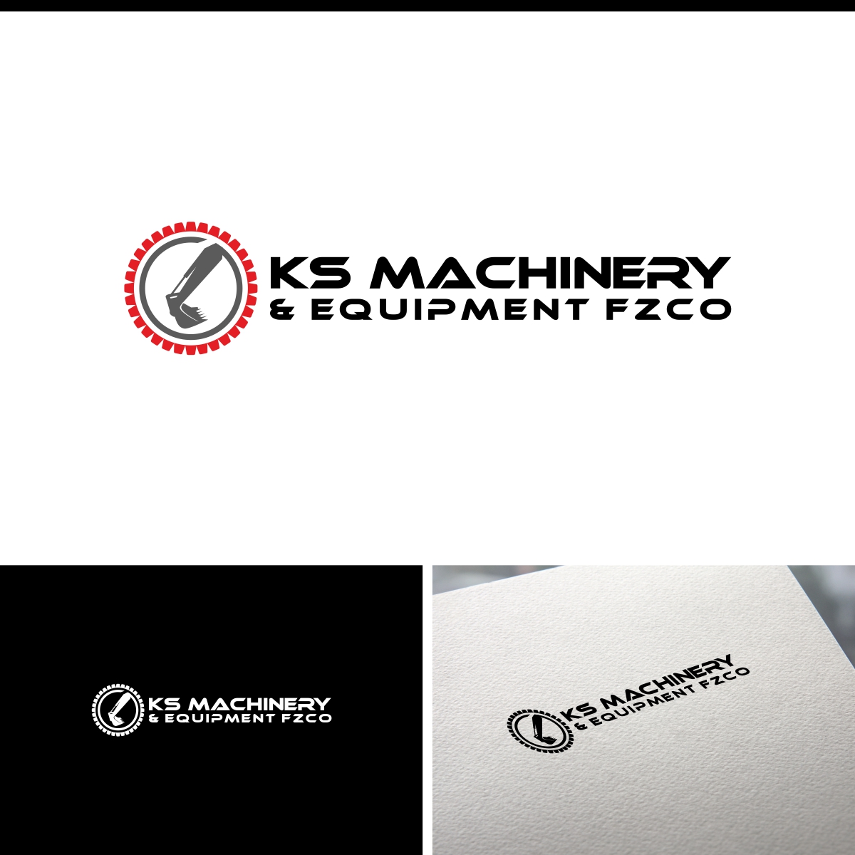 Logo Design by e-graphics for KS MACHINERY & EQUIPMENT FZCO | Design #16305228