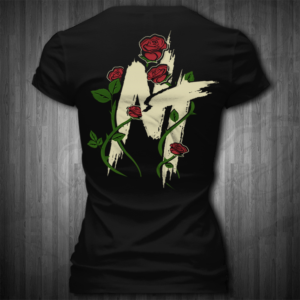T-Shirt or Hoodie Back Design using a Rose Graphic | Design de T-shirt par Jonya