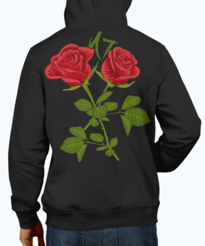 T-Shirt or Hoodie Back Design using a Rose Graphic | Design de T-shirt par DCLA