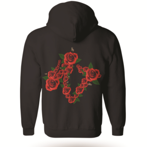 T-Shirt or Hoodie Back Design using a Rose Graphic | Design de T-shirt par SAI DESIGNS