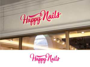 Happy Nails | Logo Design by Atvento Graphics