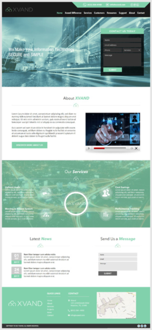 IT-support company web-site design | Web Design par -Marc-