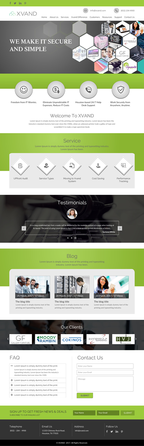 Web Design par rightway pour ce projet | Design #16332474