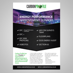 Advertisement Design by Taya Bright for Carbon Profile Ltd | Design: #16303749