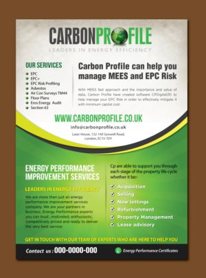 Advertisement Design by meet007 for Carbon Profile Ltd | Design: #16302056