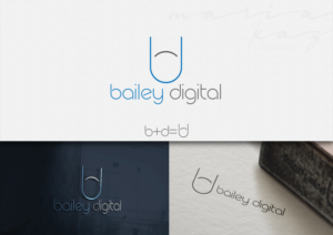 Bailey Digital | Logo Design by maria-kaz