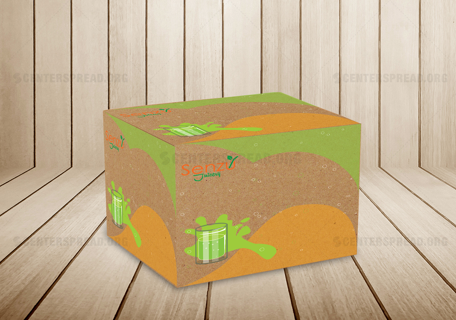 Design Emballage par CENTERSPREAD pour Senzu Juicery | Design #16306126