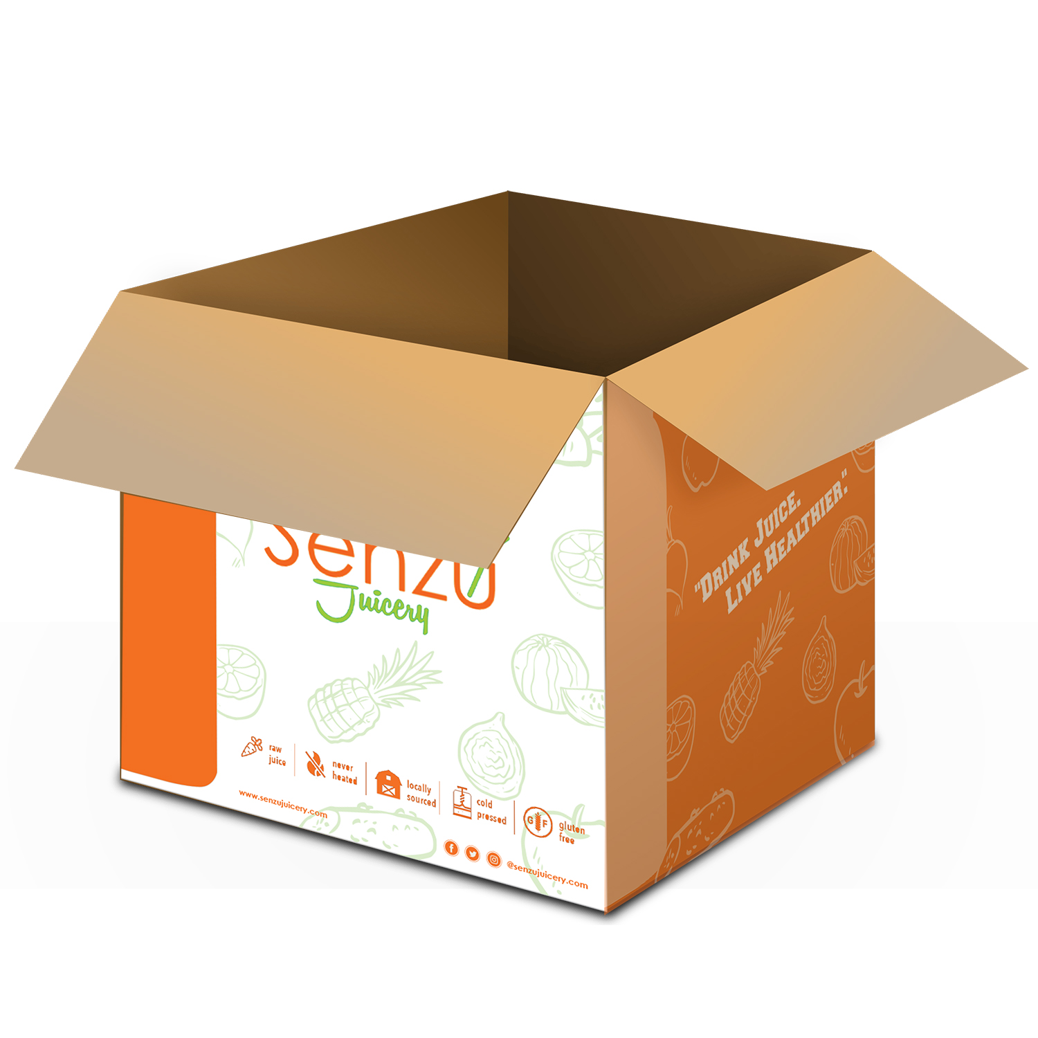 Packaging Design by deepaksuri0367 for Senzu Juicery | Design #16323488