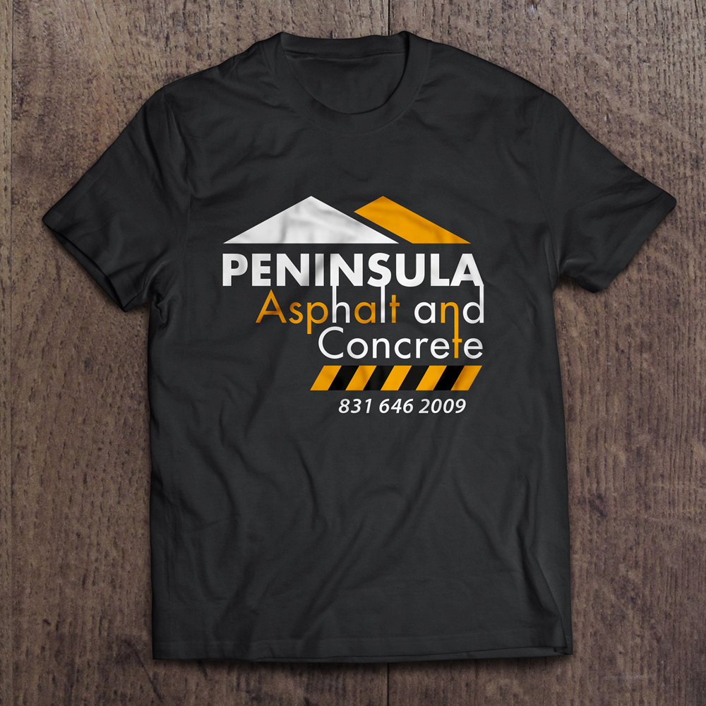 Diseño de Camiseta por codopoliz.solutions para Peninsula asphalt and concrete  | Diseño #16330132