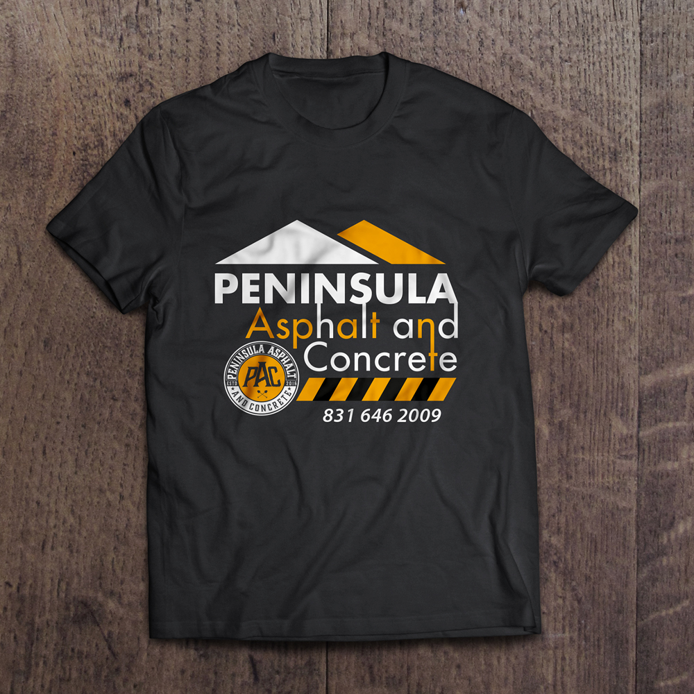 T-shirt Design by codopoliz.solutions for Peninsula asphalt and concrete  | Design #16356739