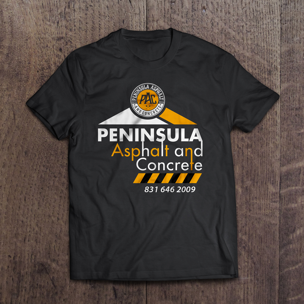 T-shirt Design by codopoliz.solutions for Peninsula asphalt and concrete  | Design #16356740