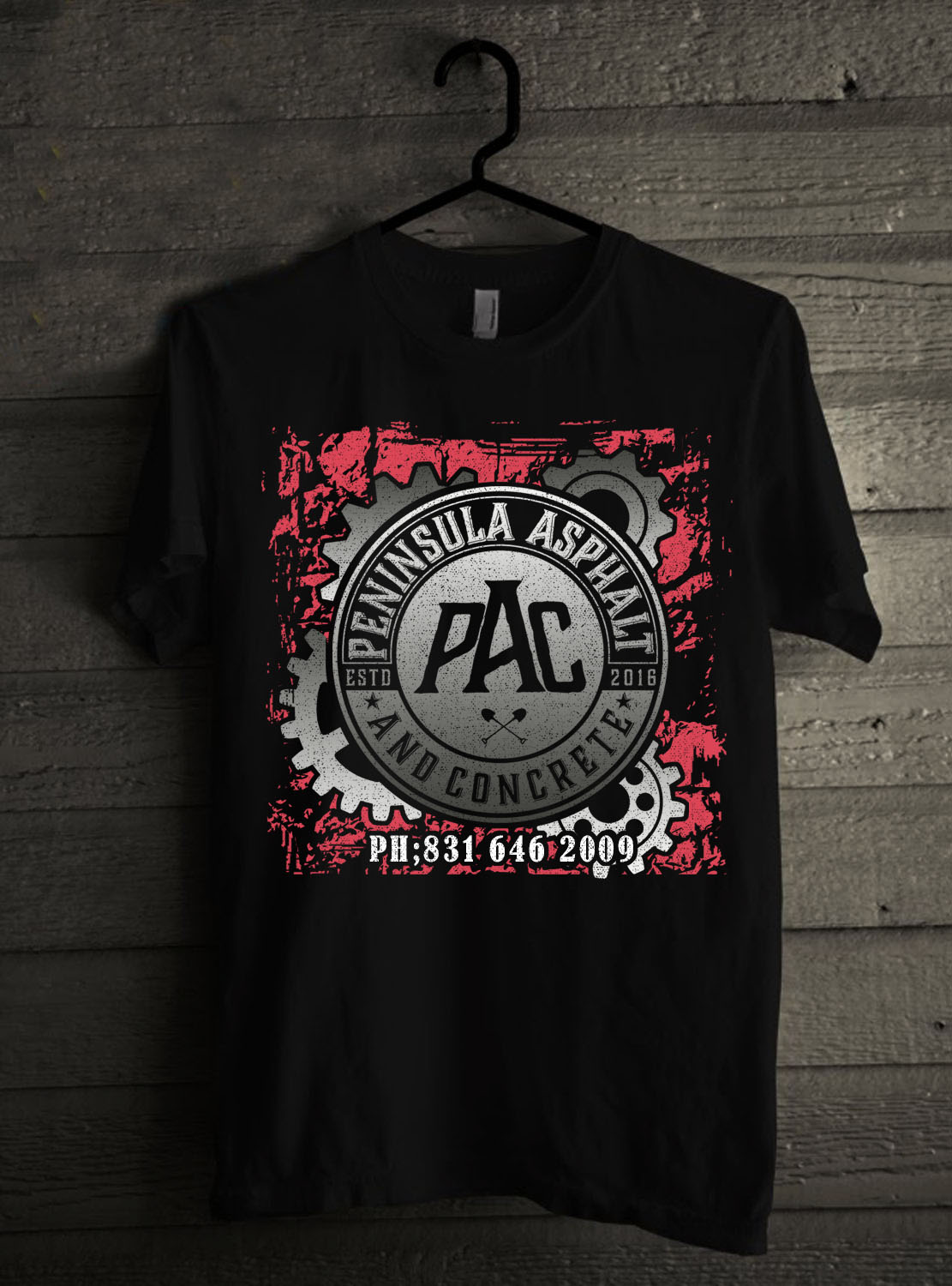 T-shirt Design by creative gravity for Peninsula asphalt and concrete  | Design #16432877