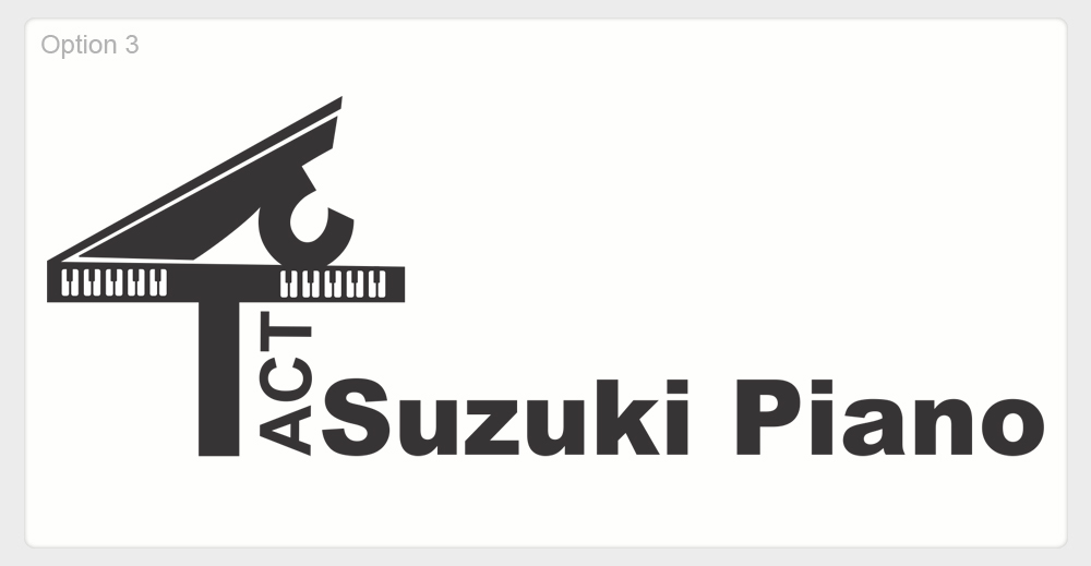 Diseño de Logo por ESolz Technologies para ACT Suzuki Piano | Diseño #2651480