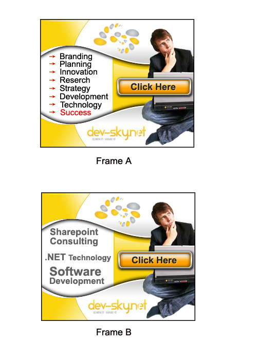 Banner Ad Design by DesignXyz for dev-sky.net | Design #605083