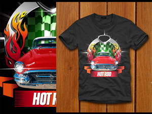 Hot Rod Magazine | T-shirt Design by denuj