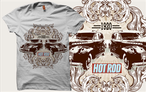 Hot Rod Magazine | T-shirt Design by Ambrech