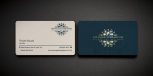Massage Reimagined Business Card Design | Business Card Design by Riz'