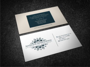 Massage Reimagined Business Card Design | Business Card Design by Atvento Graphics