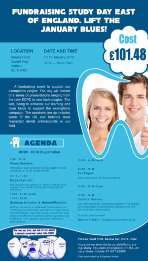 Fundraising Study Day East of England. Lift the January blues!