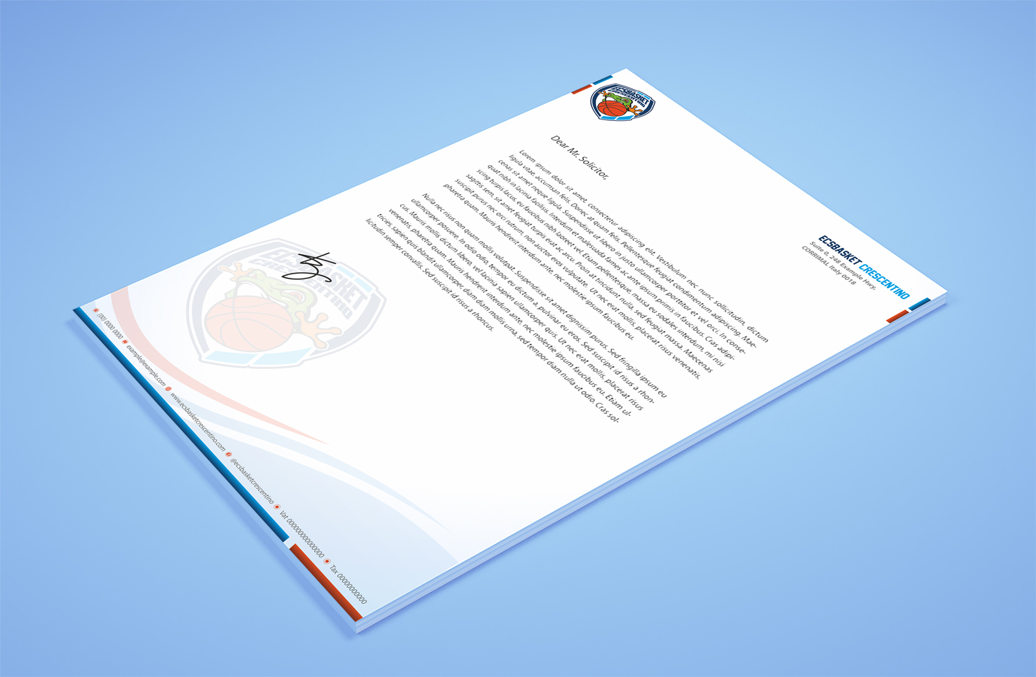 Stationery Design by Petter Goms for this project | Design #16316507